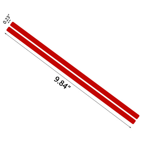 Fog Light Bezel Pinstripe Sticker Decal Trim Red for Subaru WRX STI 2015 2016 2017