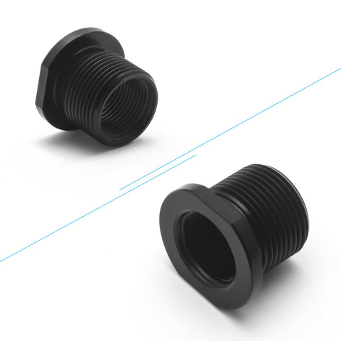 Aluminum Barrel Thread Adapter 5.56 to .308 1/2 x 28 ID to 5/8 x 24 OD