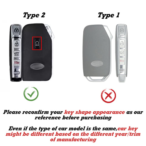 5-Button Carbon Fiber Look Full Protect Remote Key Fob Cover For Kia Niro 2018+