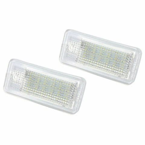No Error Canbus 6000K White LED License Plate Light Lamp For Audi A4 A3 8P A6 Q7