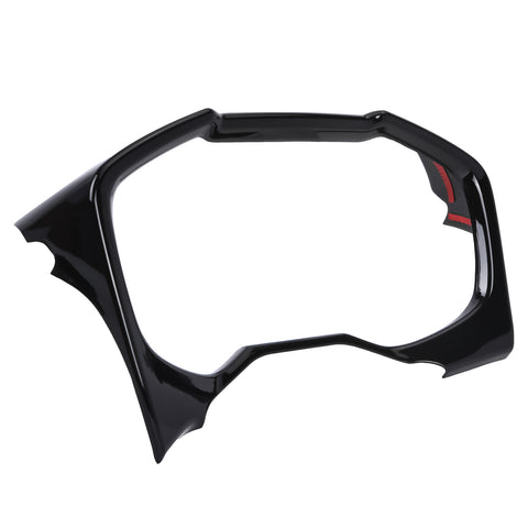 Interior Center Console Dashboard Instrument Frame Moulding ABS Cover Trim For Toyota RAV4 2019-2024, Glossy Black