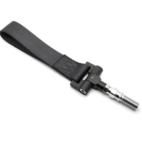 Blue / Black / Red JDM Style Tow Hole Adapter with Towing Strap for Honda Fit Acura TL S2000 AP1 AP2