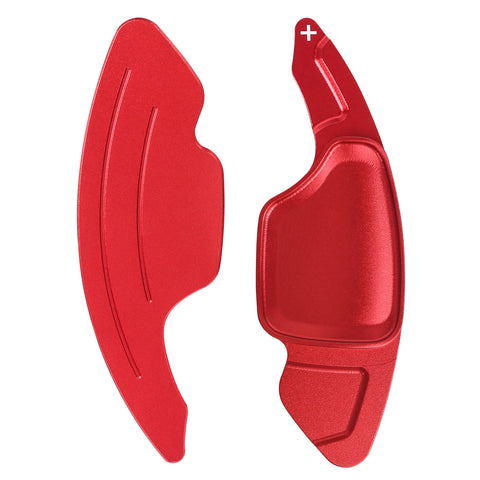 Red Alloy Steering Wheel Paddle Shifter Extension For Cadillac CT4 CT5 XT4 XT6