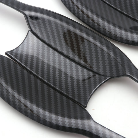 4pcs for Honda CR-V CRV 2017 2018 2019 2020 2021 Door Handle Bowl Panel Cover Trim, Carbon Fiber Style Side Door Handle Protector