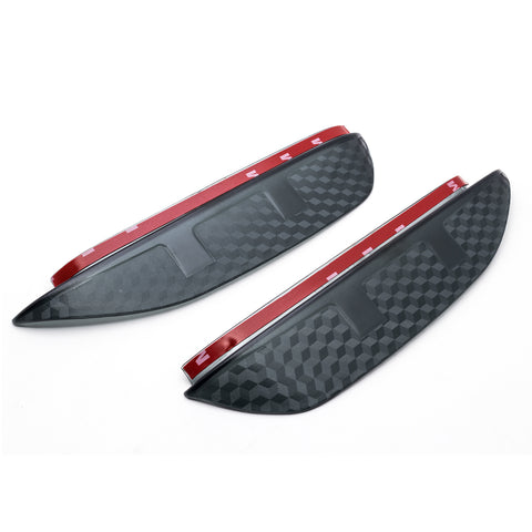 2pcs Rear View Side Mirror Rain Visor Shade Guard for Honda Civic 2016-2019, Carbon Fiber Texture Rearview Mirror Snow Visor Guard Anti-rain Eyebrow