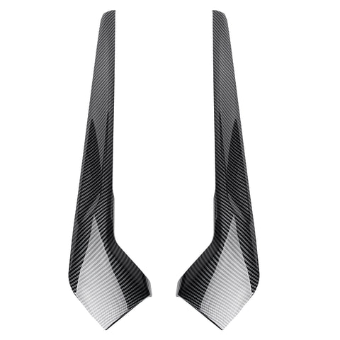 2pcs Carbon Fiber Pattern Gear Shift Both Side Cover Trim For Honda Civic 2022