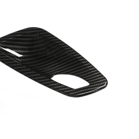 2pcs Carbon Fiber Texture Car Interior Door Handle Bowl Panel Cover Trim for BMW E92 E93 335i M3 2007-2013