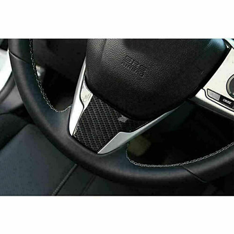 Carbon Fiber Pattern Steering Wheel Lip Frame Cover For Honda Civic 2016-2021,CRV 2017-2022