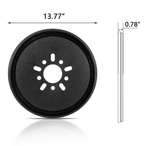 for Jeep Wrangler JK 2007-2018 Spare Tire Brake Light, Spare Tire LED Tail Light Rear Wheel 3rd Brake Lamp