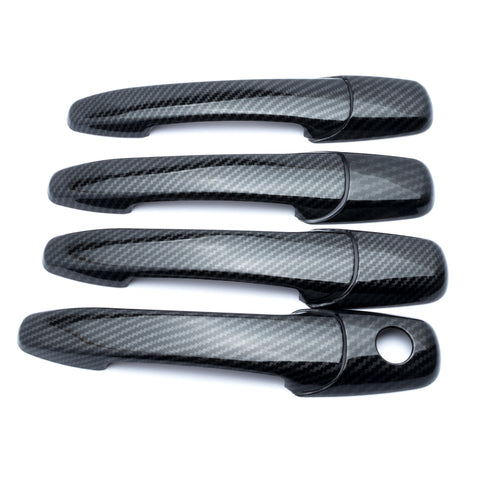 New Carbon Fiber Look Car Door Handle Protector Cover Trim for Mazda 2 3 5 6 RX-8 CX-7 CX-9 2002-2015