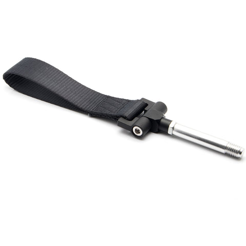 Blue / Black / Red JDM Style Tow Hole Adapter with Towing Strap for Honda Fit Insight CR-Z