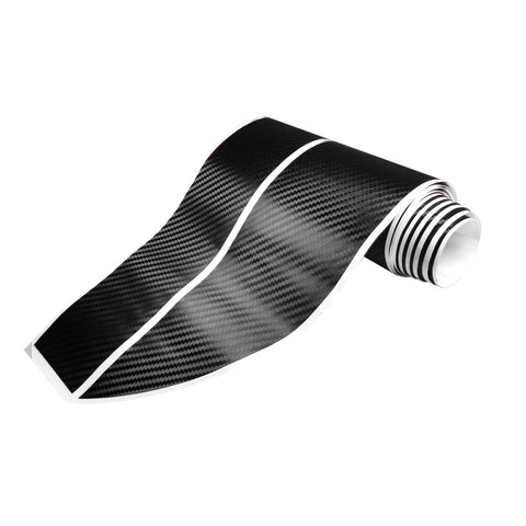 2x Carbon Fiber Pattern Side Skirt Stripe Sticker For BMW 3 4 5 Series 320i 420i