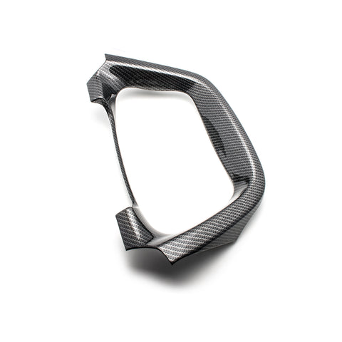 Carbon Fiber Style Interior Dashboard Frame Cover Trim for Toyota RAV4 2016-2018, Center Console Dashboard Panel Display Decor Cover