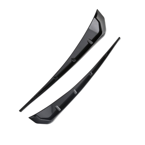 For Honda Civic 2016-2021 Glossy Black Fender Vent Air Wing Overlay Cover Trims