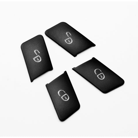 Black Door Lock Unlock Switch Cover Trim For Mercedes Benz C E Class W204 W212