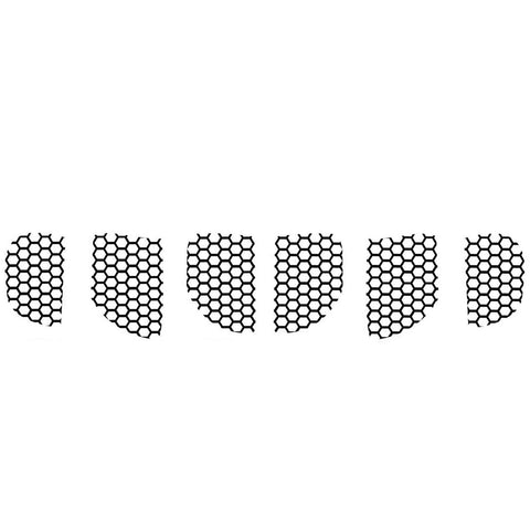 for Ford Mustang 2015-2019 Rear Tail light Lamp Honeycomb Sticker Vinyl Decal Trim, Car Exterior Accessories