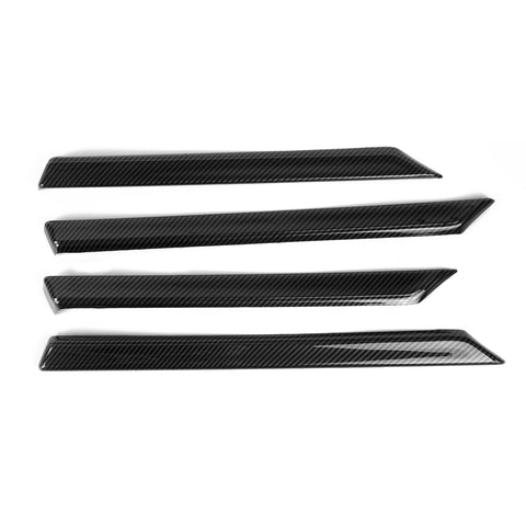 Carbon Fiber Pattern Door Strip Cover Decal For Honda Civic 10th Gen 2016-2021