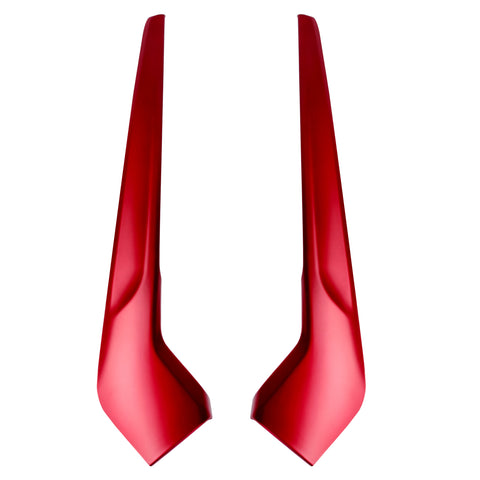 2x Red interior Gear Shift Both Side Cover Trim For Honda Civic 11th Gen 2022