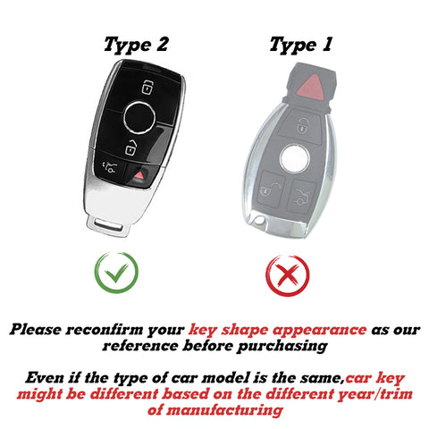 Blue Soft TPU Full Protect Smart w/Button Key Fob Cover For Mercedes-Benz C E S