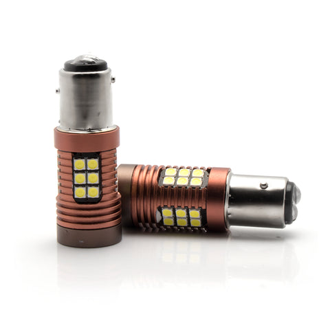 2x 30-SMD LED 1157 BAY15D Bulb for Brake Tail Stop Light Front Rear Turn Signal Lamp Parking Backup Reverse Light DRL Error Free