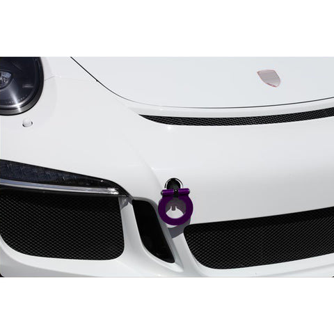 Purple Track Racing Style Aluminum Tow Hook For Porsche Carrera 911 991 2014-up