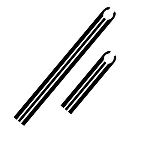 Black / Red JDM Hood Stripe Sticker Sporty Racing Car Body Rear Trunk Vinyl Decal Trim for BMW 1 2 3 5 6 7 Series