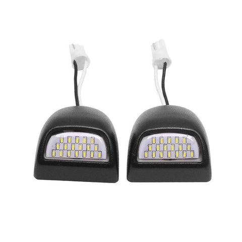 2 x LED License Number Plate Light Kit 18-SMD License Plate Lens for Ford Chevy Silverado Suburban etc