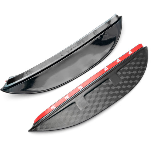 2pcs Rear View Side Mirror Rain Visor Shade Guard for Nissan Murano Rogue X-trail Rogue Sport 2014-2018, Carbon Fiber Texture Rearview Mirror Snow Visor Guard Anti-rain Eyebrow