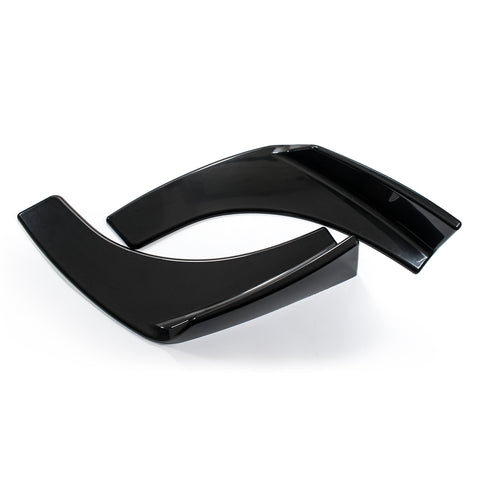 2pcs Car Front Bumper Lower Lip Splitter Diffuser Chin Spoiler Canard Deflector Universal