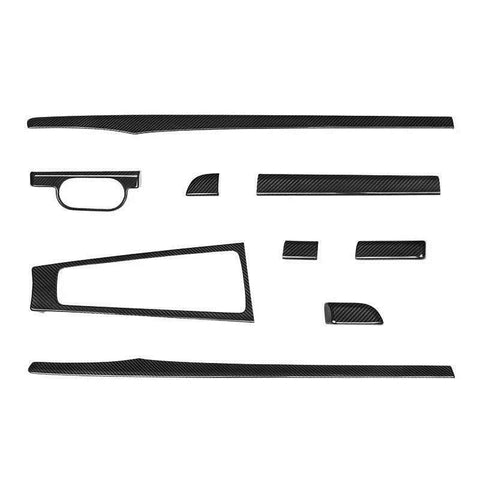 JDM Carbon Fiber Interior Trim Decor Cover for Porsche 991 718 981 Carrera Boxster Cayman