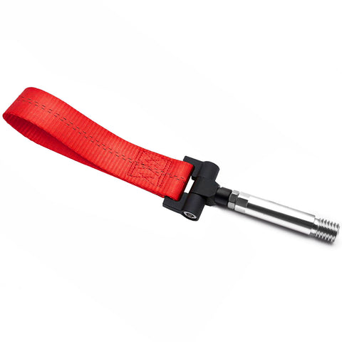 Blue / Black / Red JDM Style Tow Hole Adapter with Towing Strap for Volkswagen Jetta MK6 2011-2018