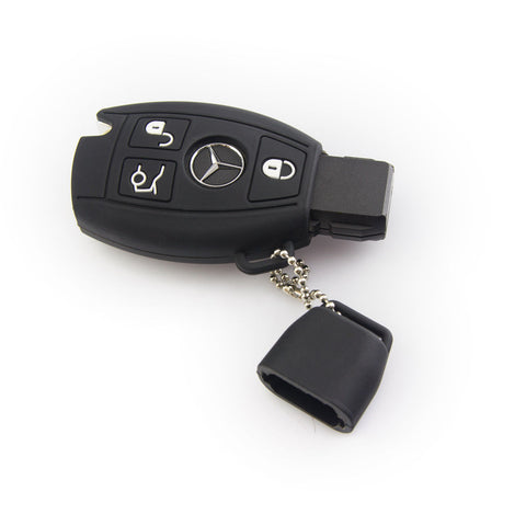 Black Soft Rubber Remote Smart Key Cover Holder Key Fob Shell Case for Mercedes C E R S M GLK CLA CLK CLS SLK