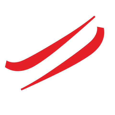 2x Red Vinyl Front Fog Light Eyelid Eyebrow Sticker Decal Molding Trim for Honda Accord 2018 2019