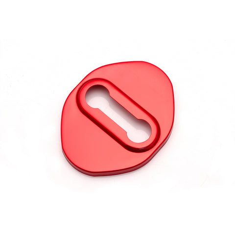 4pcs Blue/Black/Red/Silver Door Lock Cover Stainless Steel Car Door Lock Latches Cover Protector for Toyota Camry 2006-up