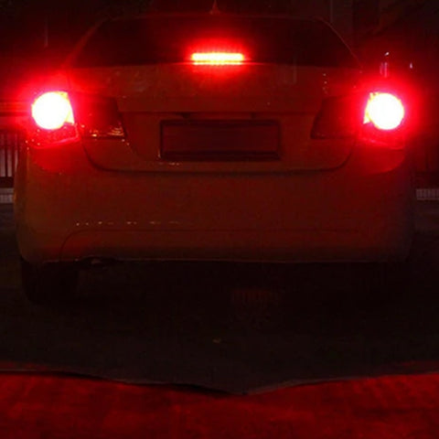 2Pcs 33-SMD Pure Red 7440 7444 LED Backup Reverse Tail Barke Light Bulbs