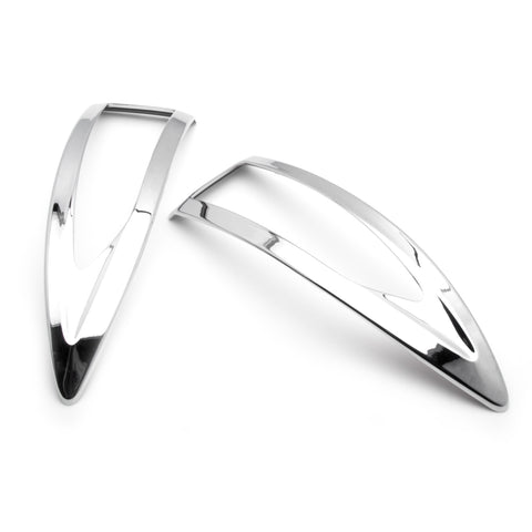 2pcs ABS Chrome Rear View Side Door Mirror Signal Light Frame Cover Trim for Nissan Altima Sentra 2013-2017/ Maxima 2016-2019