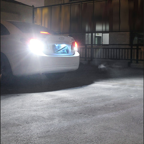 2x T15 921 Canbus Error Free Xenon 6000K LED Strobe Backup Reverse Light Bulbs