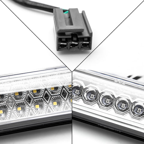 Clear Lens / Smoked Lens Full LED 3rd Brake Light Assembly, High Mount Tail Cargo Lamp for Ford F-150 1997-2003