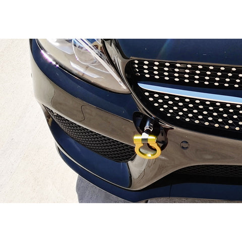Gold Metal Track Racing Style Aluminum Tow Hook For Mercedes Benz C E S M GLA GLK