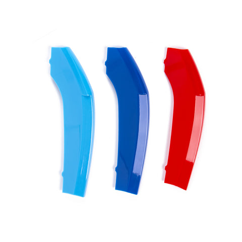 Tri-Color Front Kidney Grille Insert Cover Trim For BMW 6 Series F12 F13 2012-15