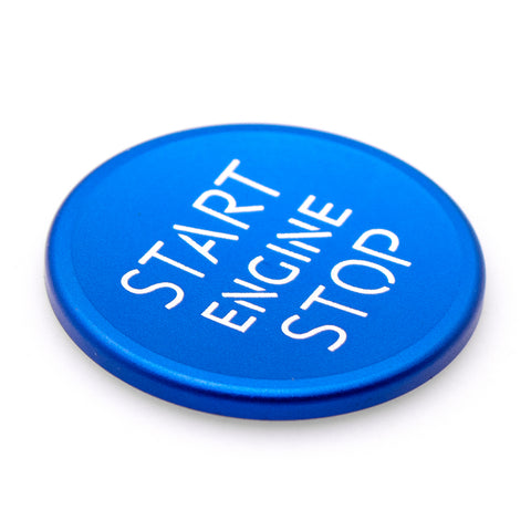 Red/ Blue Start Engine Stop Push Button Cover Sticker Fit Audi A4 A5 Q5 - S Line Style Start Stop Button Decor