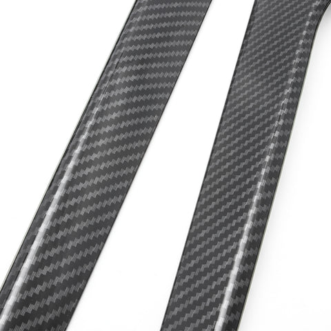 4pcs for Toyota RAV4 2019-2024 Interior Door Panel Armrest Cover Molding Trim ABS Carbon Fiber