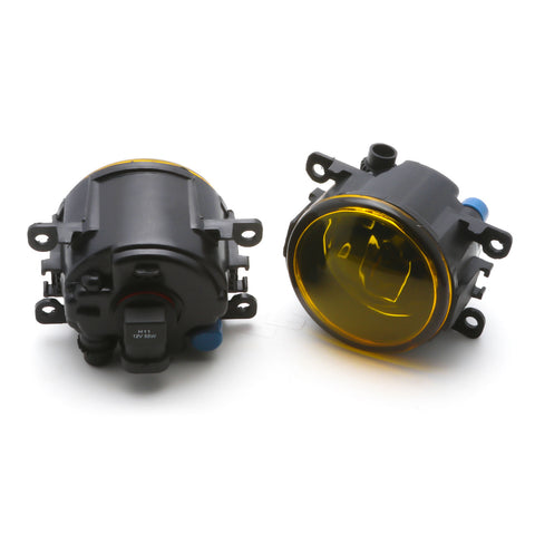 Golden Yellow Fog Light with H11 Halogen Bulb for Honda Civic Accord CR-V Pilot Fit Crosstour CR-Z Insight, OEM Replacement Fog Lamp Assembly Driver Passenger Side