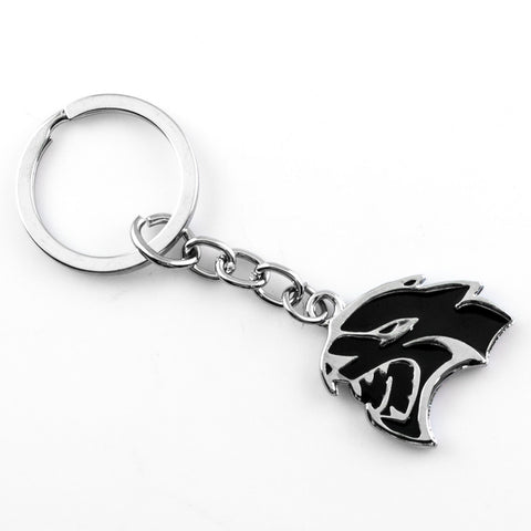 3D Hellcat Hell Cat Keychain Key Chain Fob Ring for Dodge Challenger Charger