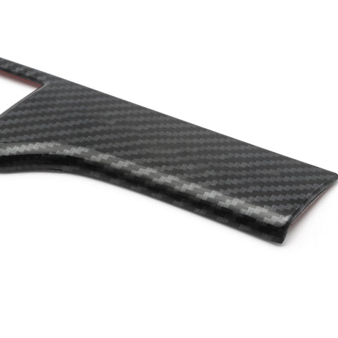 ABS Carbon Fiber Headlight Switch Button Panel Frame Cover Trim for Honda Civic 2016-2019