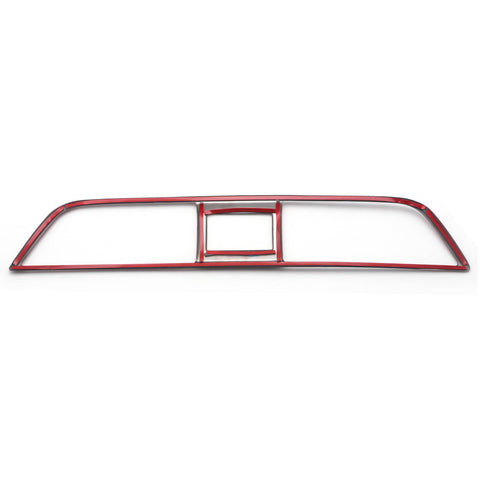 for Honda Accord 2018 2019 Stainless Steel Central Dashboard Air Vent AC Outlet Frame Cover Molding Trim