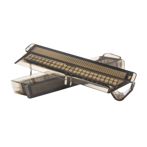 2x Smoked/ Clear Lens LED Turn Signal Light Side Marker View Mirror Indicator Lamp for Ford F-150 2004-2014 - Chrome housing