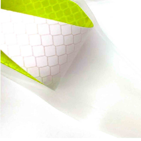 2pcs Yellow Reflective Headlight Sticker Headlamp Warning Safety Overlay Decal for Toyota Camry 2018 2019