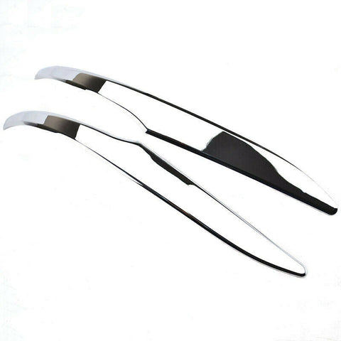 for Toyota Highlander 2014-2019 Side Mirror Trim - 2pcs ABS Chrome Rearview Mirror Trim Decorative Strip for Toyota RAV4 Hilux 2013-2019