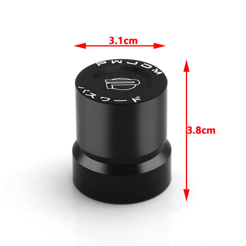 Solenoid Valve Protective Engine Aluminum Cover Cap For Honda B-series D-series H-series Accord Civic for Acura B17A1 B18C1 C5 VTEC Engines - Black